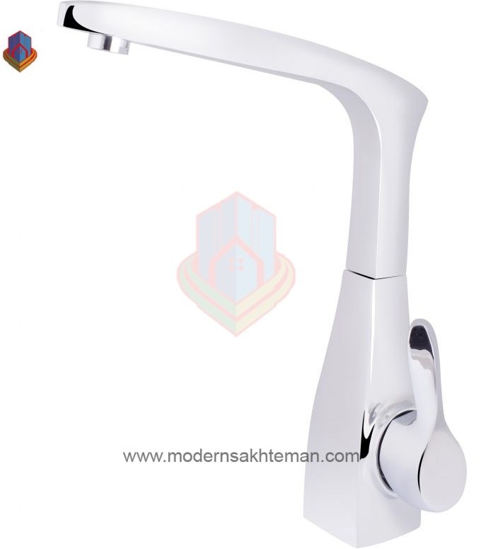 شیر اشپزخانه راشین مدل ترسا رنگ کروم